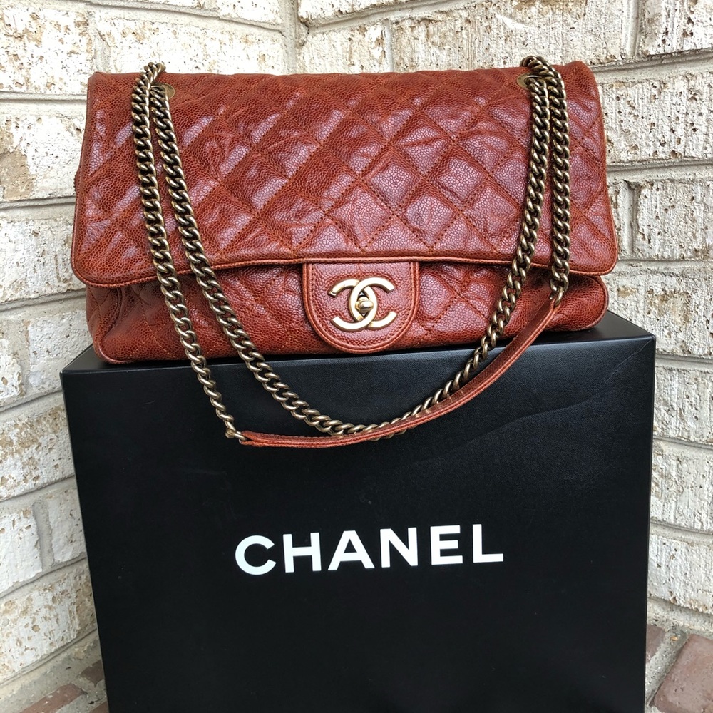 Chanel Flap Camel Distressed (Will Trade for Tote)